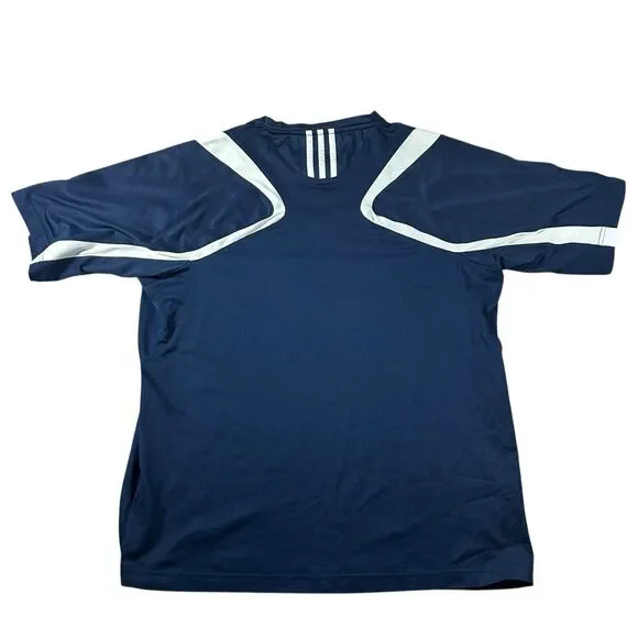 Notre Dame Fighting Irish Football Mens Medium Adidas Team Shirt Climacool Y2K - Picture 4 of 9